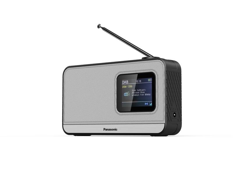 Panasonic DAB  Radio RF-D15 Weiss Klassisches, tragbares Radio mit einem modernen Twist