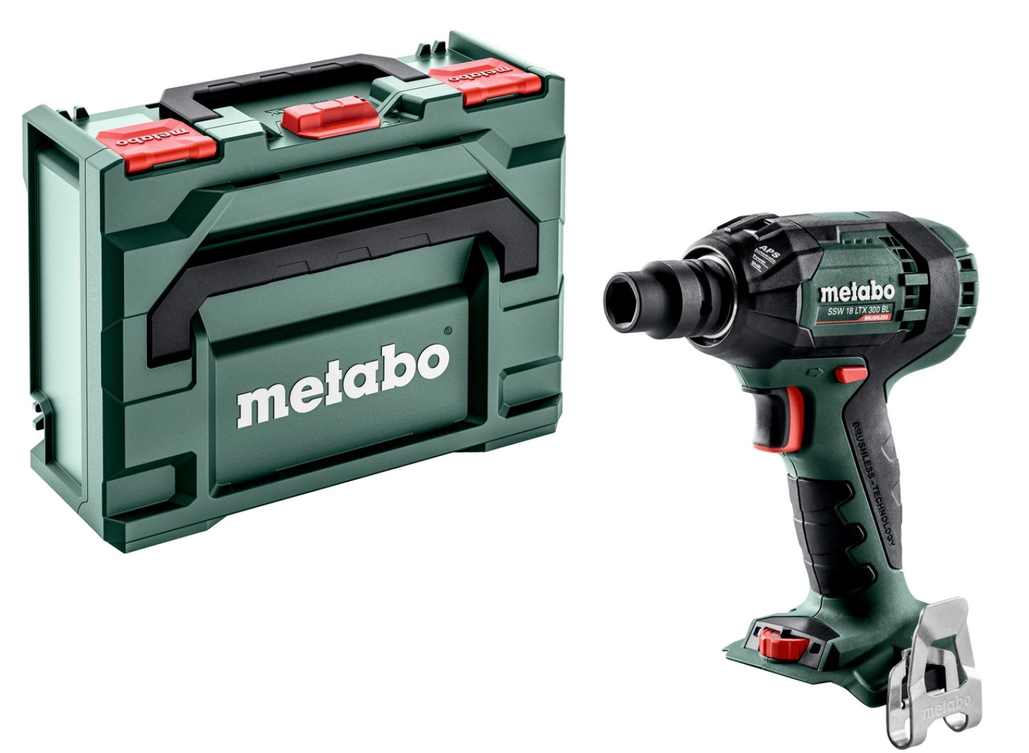 Metabo SSW 18 LTX 300 BL 18V Li-Ion Accu slagmoersleutel body in metaBOX - 300Nm - 1/2