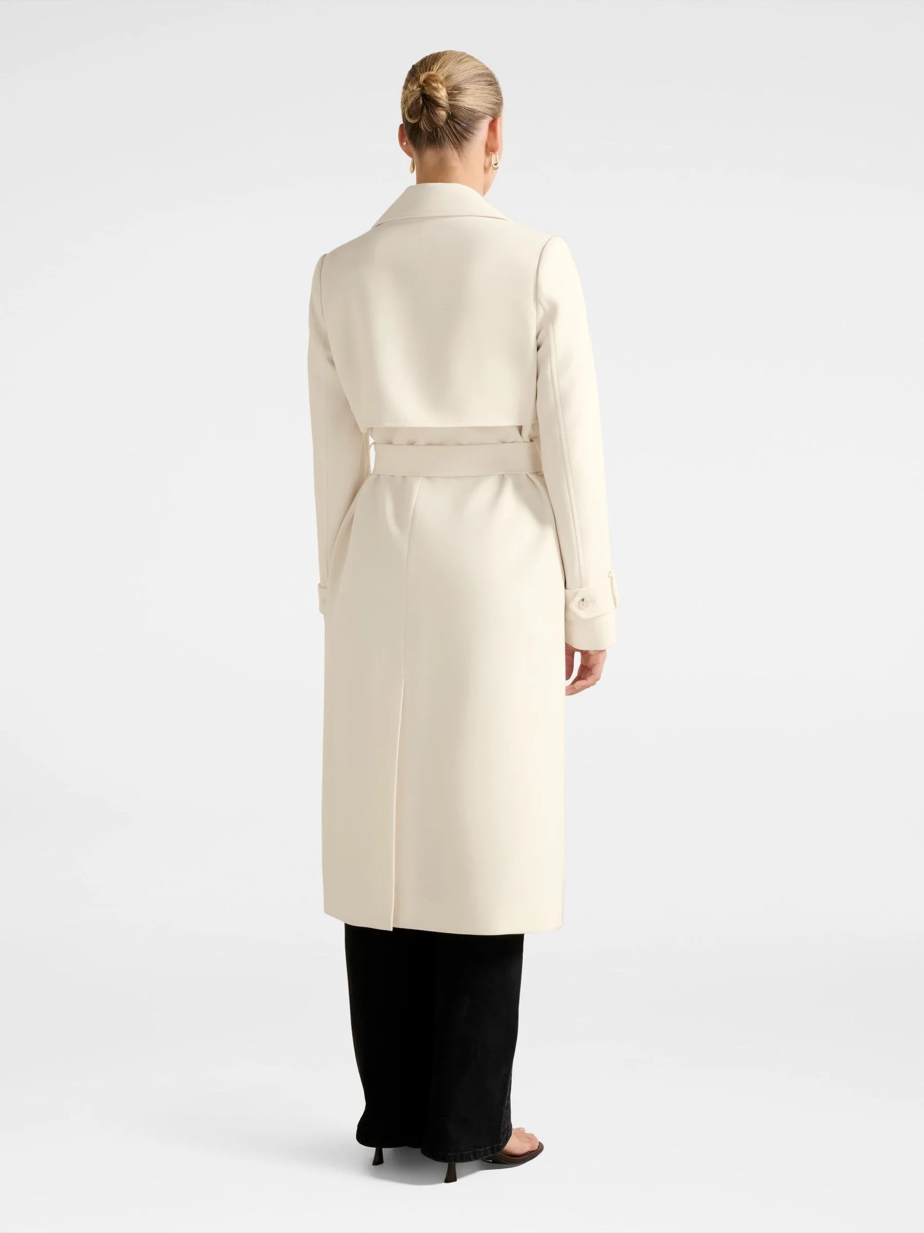 Forever New Lydia Crepe Trench Coat