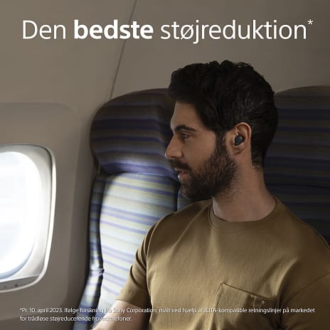 Sony WF-1000XM5 trådløse støjreducerende hovedtelefoner - sort