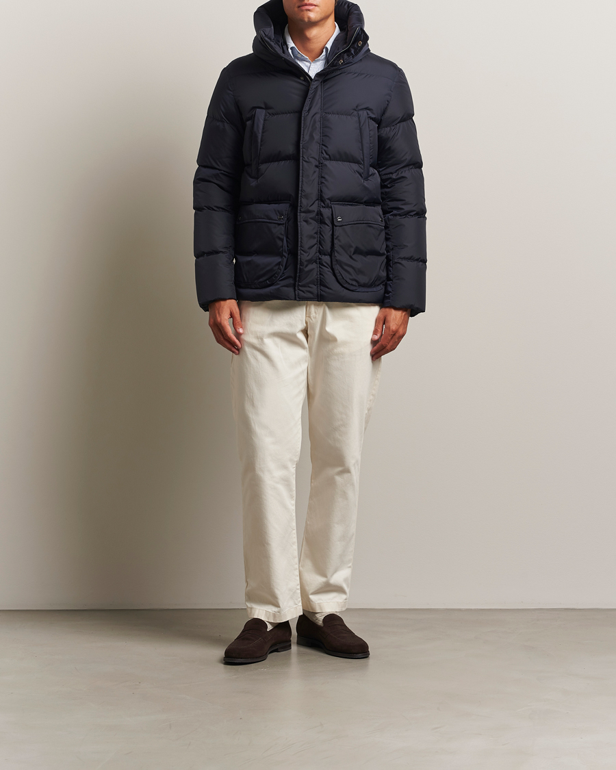 Herno Chamonix Down Parka Navy