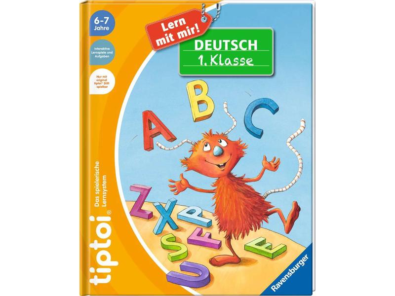 tiptoi Lernbuch Lern mit mir! Deutsch 1. Klasse Spielerisches Lernen für Grundschulkinder