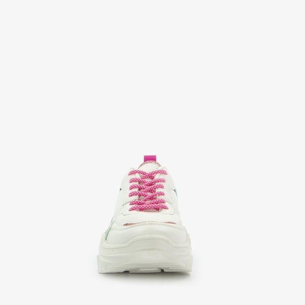 Blue Box dames dad sneakers metallic groen