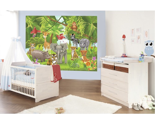 Vliesbehang 16085 Kids Jungle Animals 5-delige set 250 x 180 cm