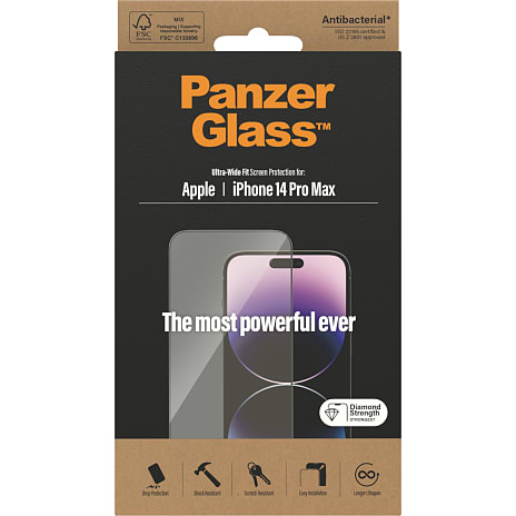 PanzerGlass skærmbeskyttelse iPhone 14 Pro Max