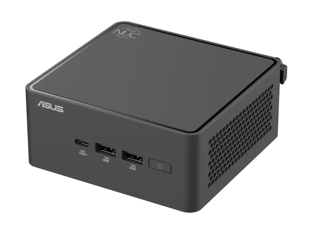 ASUS NUC 15 Pro Tall Kit RNUC15CRHU500002 - Barebone - mini PC 1 x Core Ultra 5 225H / op til 4.9 GHz - RAM 0 GB - Arc Graphics 130T - IEEE 802.11ax (Wi-Fi 6), IEEE 802.11be (Wi-Fi 7), Bluetooth 5.4 - sort