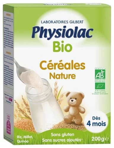 Physiolac Bio Céréales Dès 4 Mois - 200g