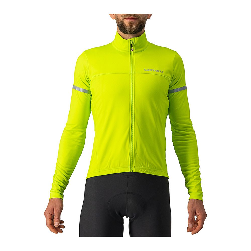 Castelli FONDO 2 - Maillot Homme electric lime/silver reflex