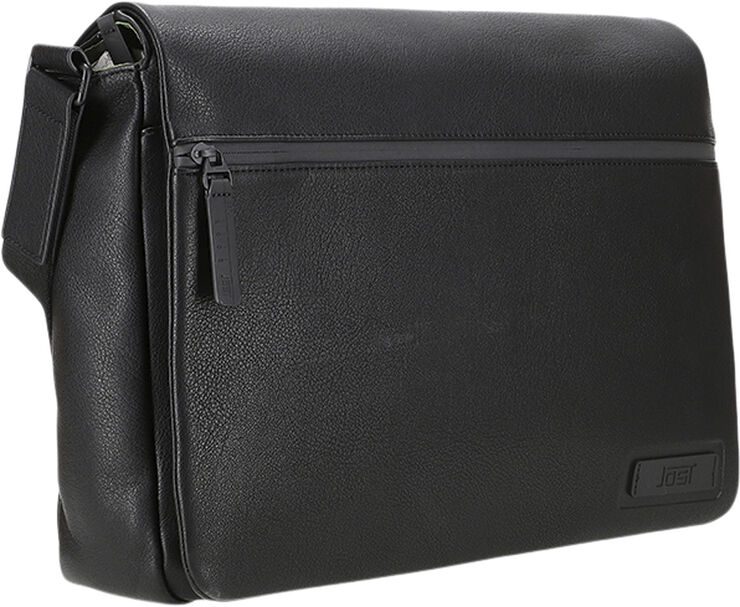 JOST Shoulder Bag Flap, Large Black pu