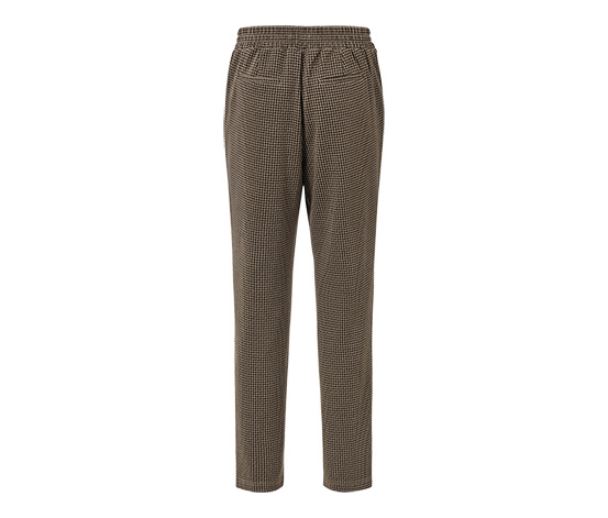 Joggpants mit Hahnentritt-Jacquard