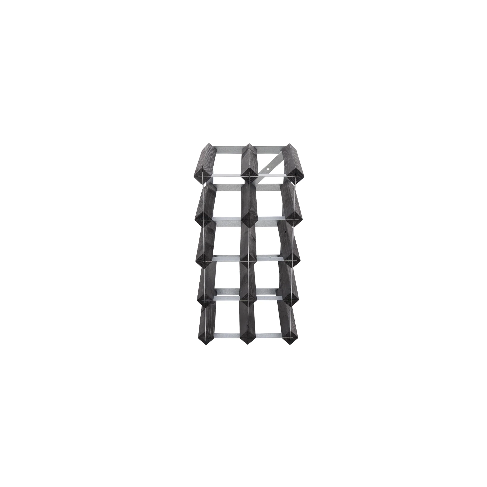 Traditional Wine Rack  Vinreol, 12 flasker - sort ask
