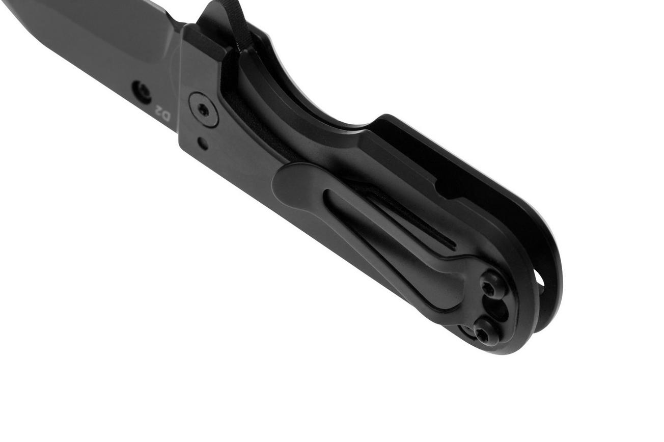 WESN Microblade Blacked Out SN01-2, D2, Titanium, zakmes