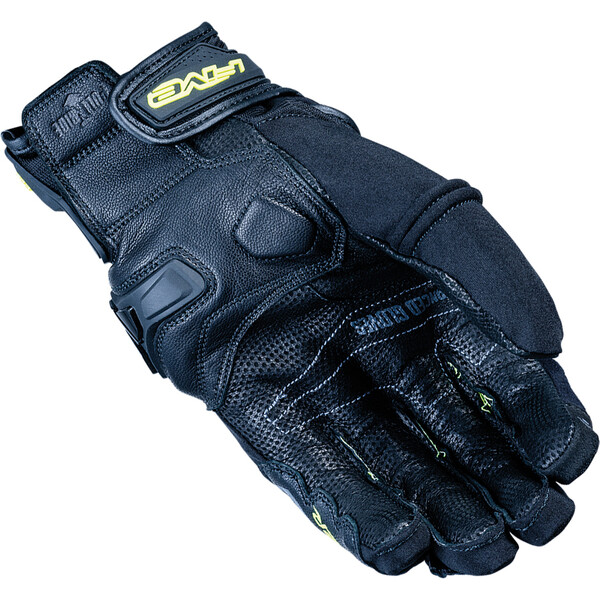 Five - Gants X-Rider Waterproof Noir / Jaune fluo