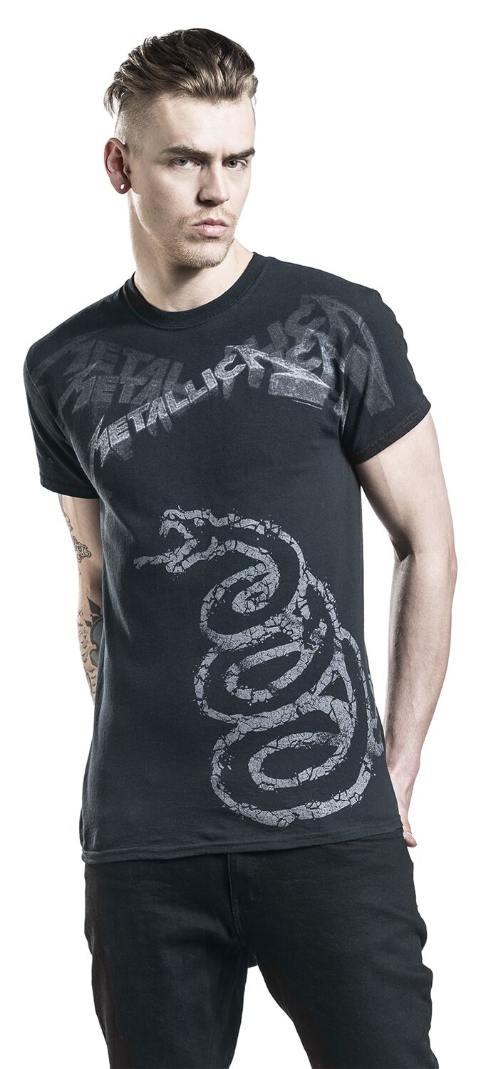 Black Album Faded | Metallica T-Shirt Manches courtes