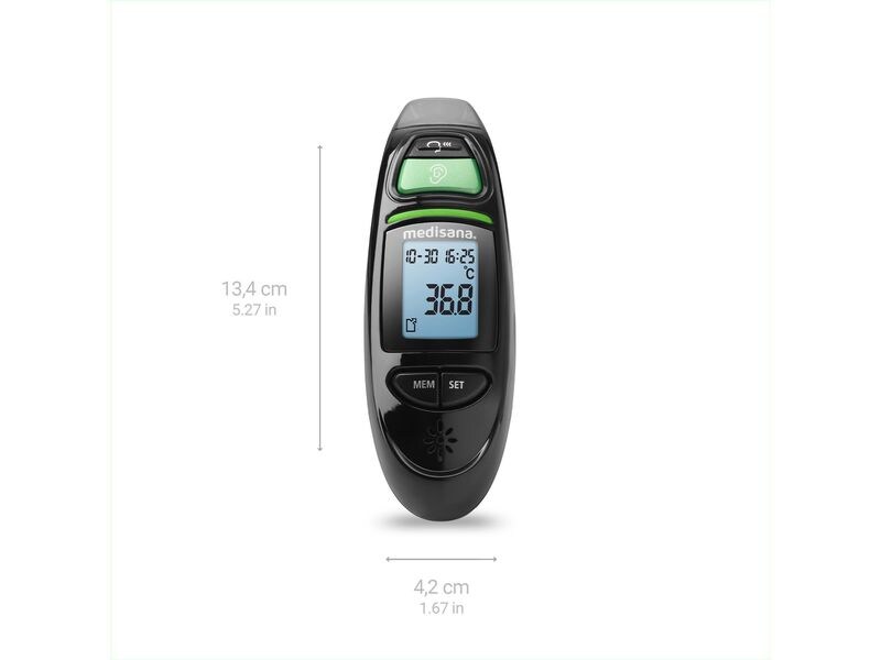 Medisana Infrarot-Fieberthermometer TM750 BL Infrarot-Fiebermesser
