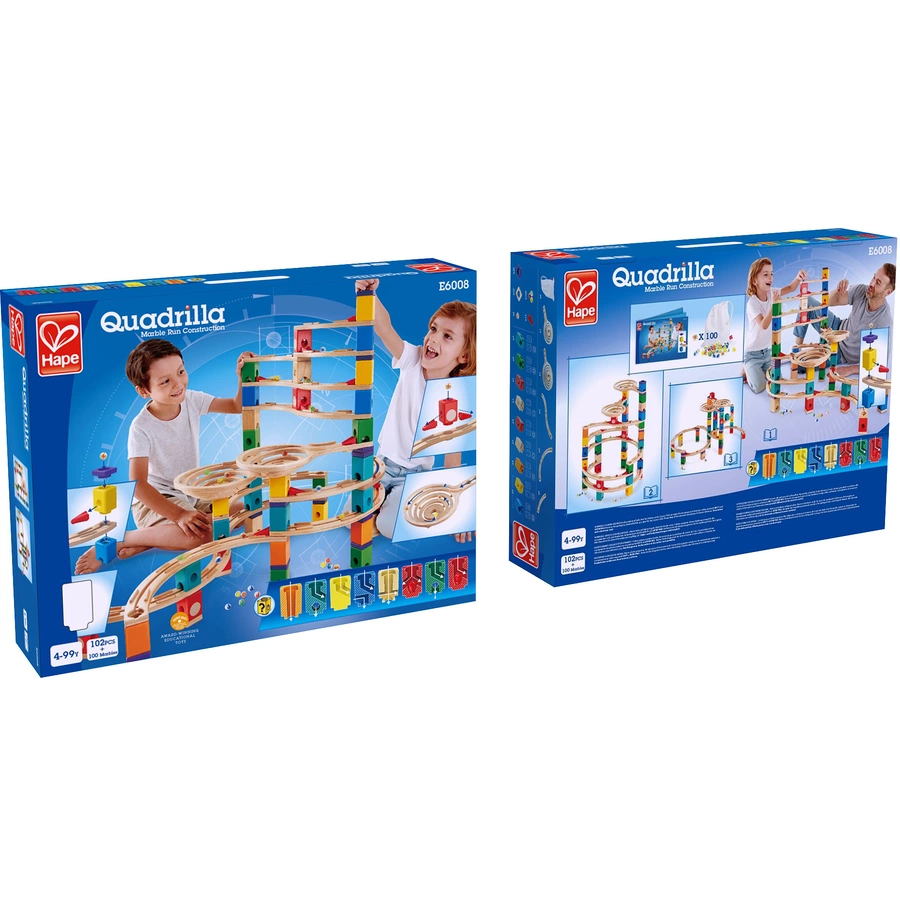 Hape Quadrilla Kugelbahnen The Cyclone 202 Teile