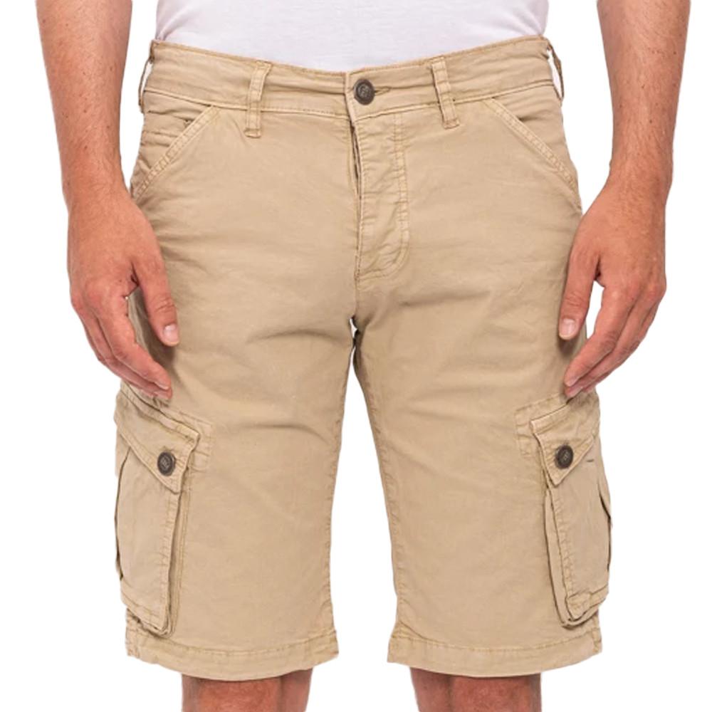 Paname Brothers Bermuda Cargo Beige Homme Paname Brothers Betty