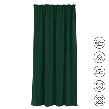 KARWEI kant en klaar gordijn lichtdoorlatend groen (kleurnr. 1194) 140x270 cm (bxh)