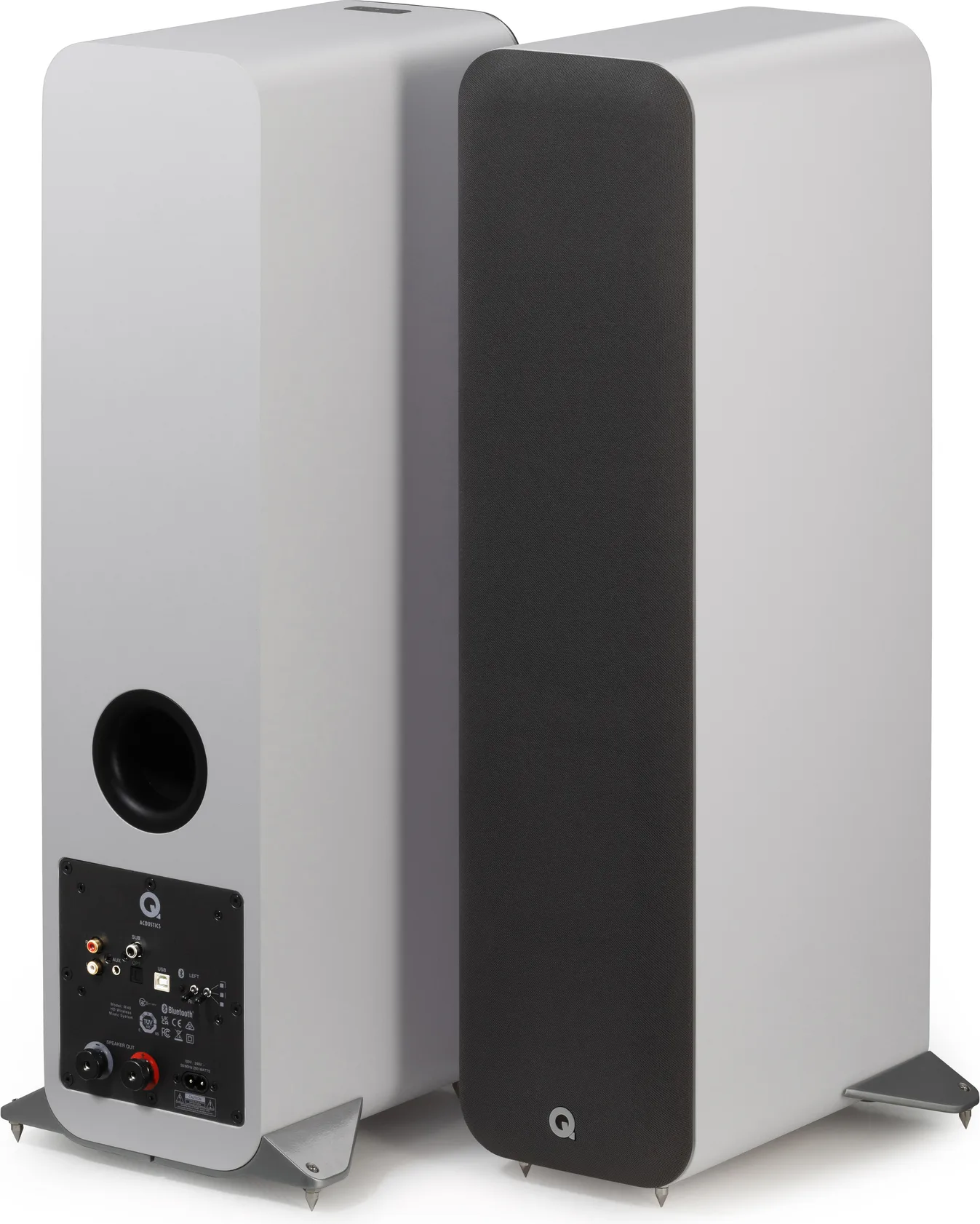 Q Acoustics M40 Blanc (la paire) Enceintes sans fil hi-fi