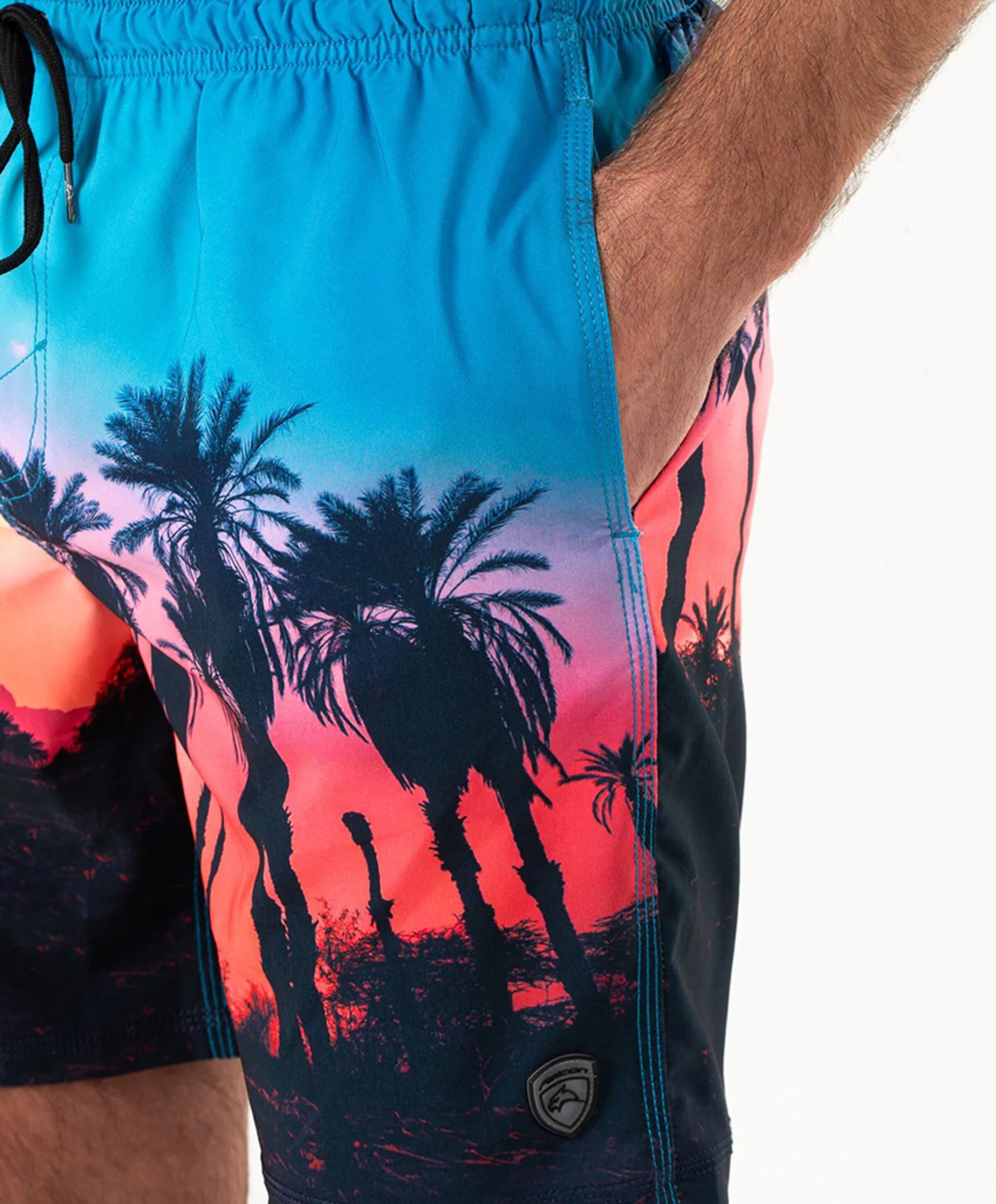 Falcon Heren zwemshort blauw