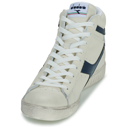 Diadora - GAME L HIGH WAXED - Blanc / Bleu