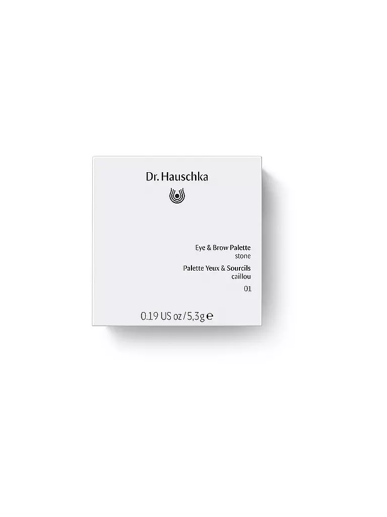 DR. HAUSCHKA Lidschatten - Eye & Brow Palette (01 Stone) grau
