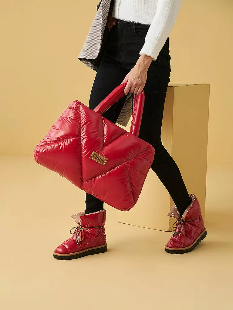 FLUFIE Snowboots SHINY rot