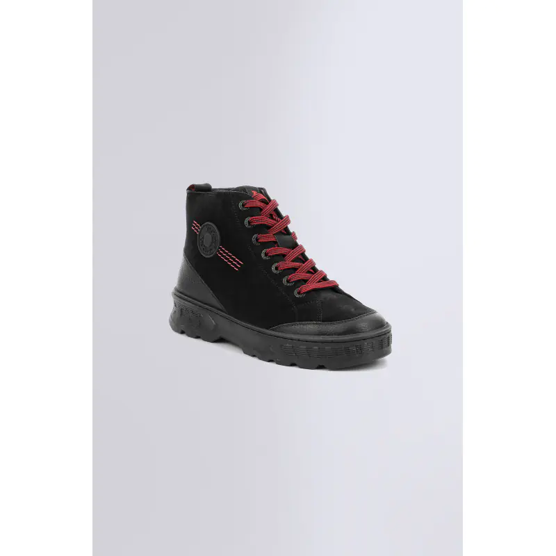 KICK WAY NOIR SNEAKERS HAUTES Cuir Homme