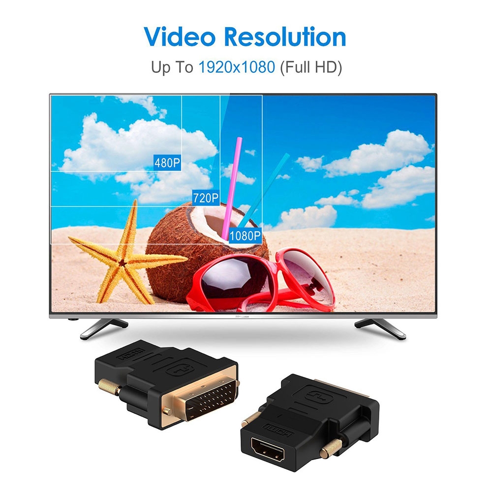 HDMI auf DVI Adapter Konverter (24 1pin)