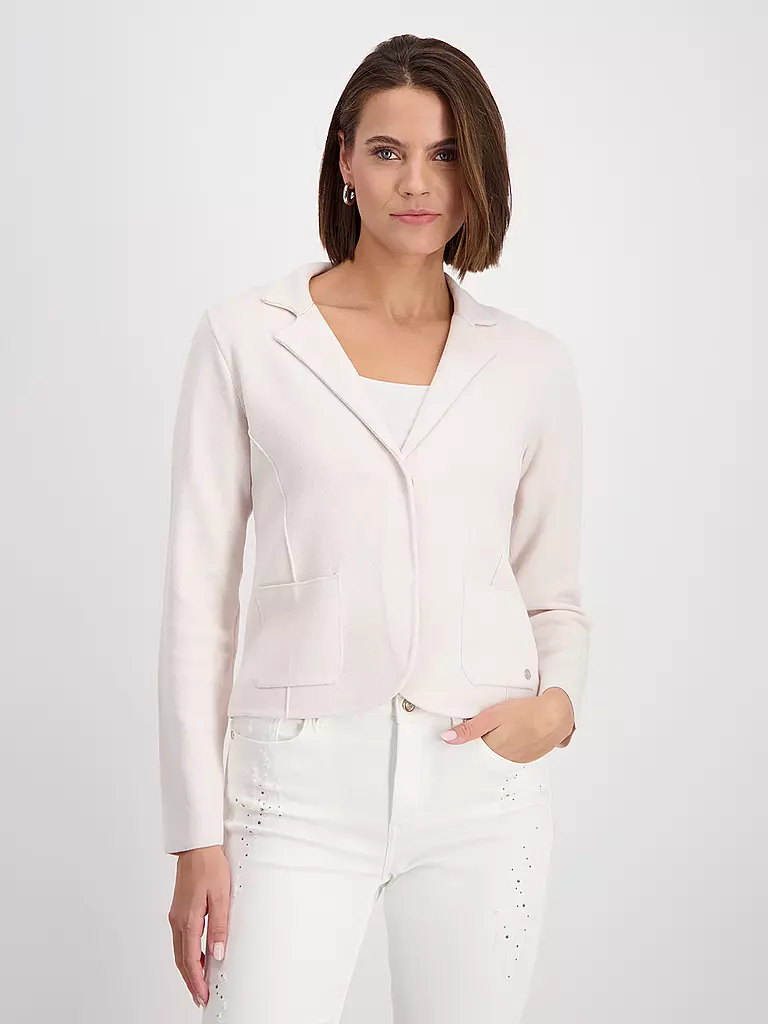 MONARI Jerseyblazer creme