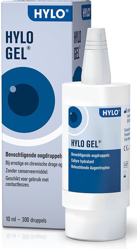 Hylo Oogdruppels Gel 10 ml - Hydraterende Oogdruppels Voor Droge Ogen