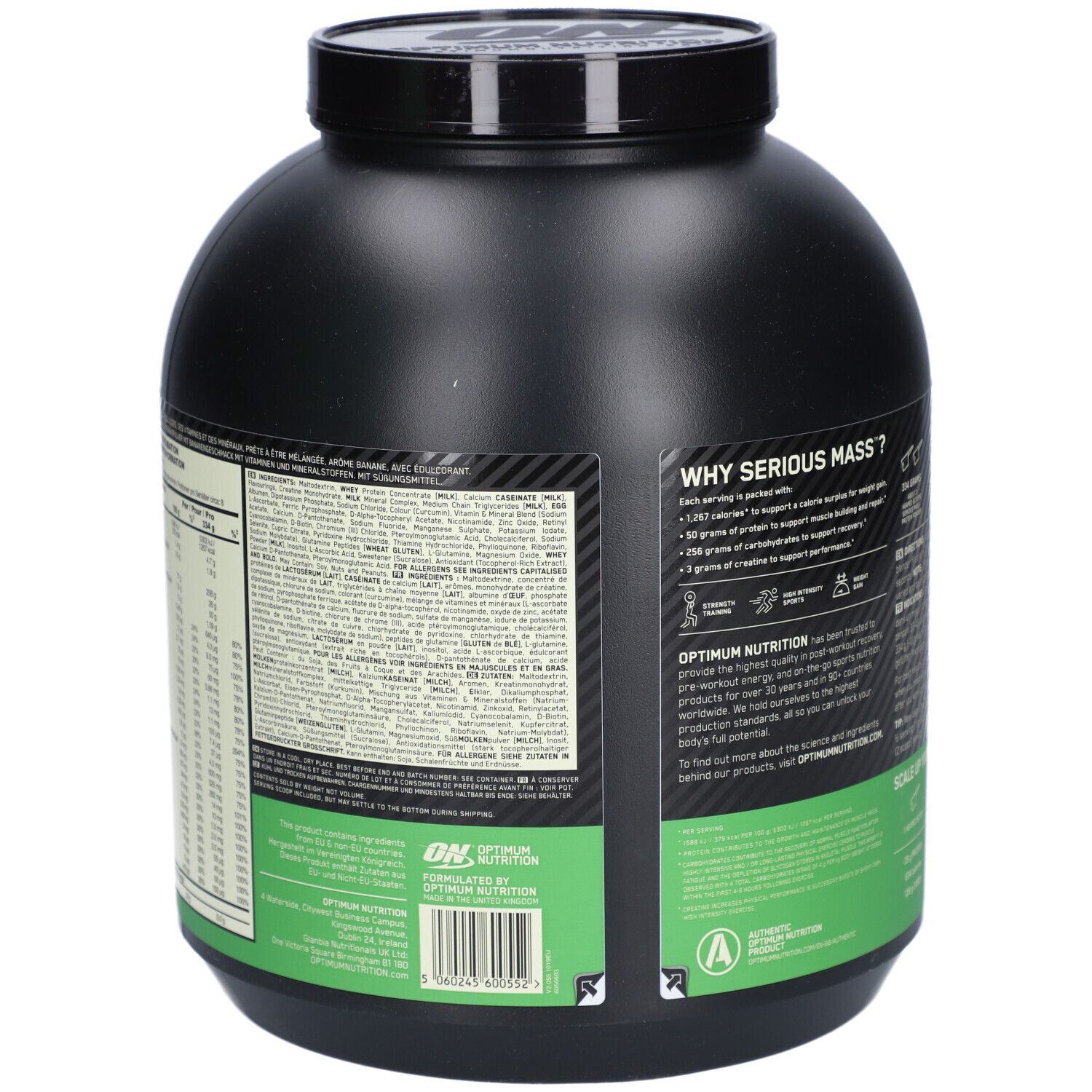 Optimum Nutrition SERIOUS MASS Banana