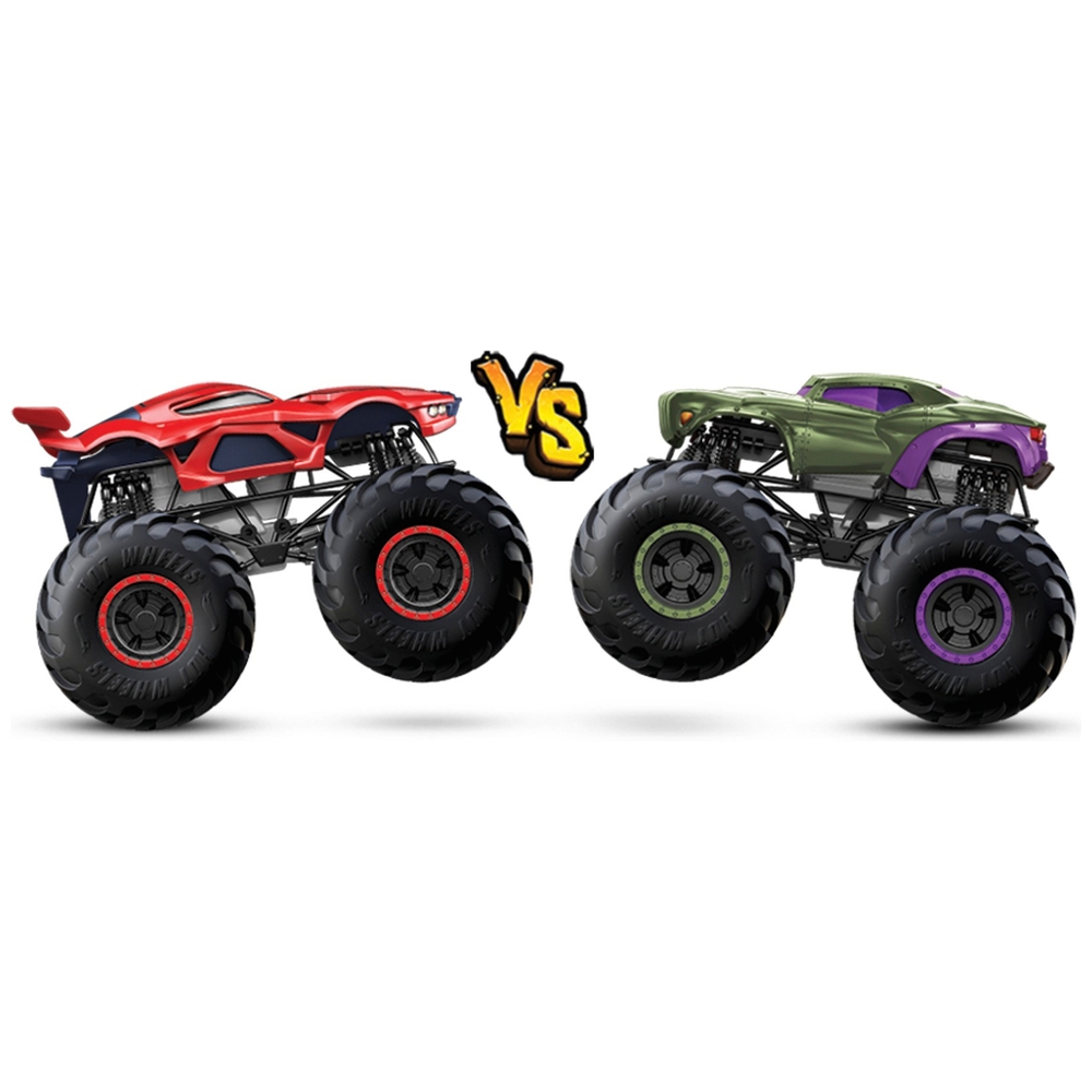 Hot Wheels Monster Trucks 1:64 2er-Pack Sortiment