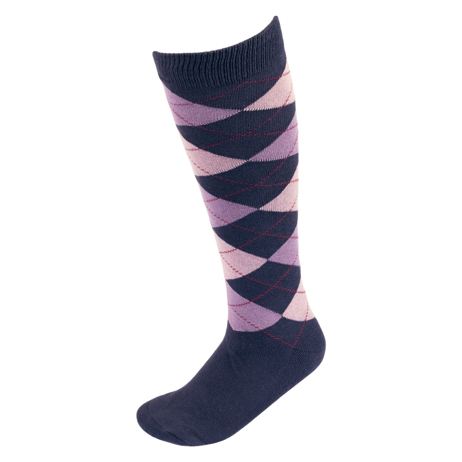 black forest Kniestrümpfe  - grau/orchid/rose