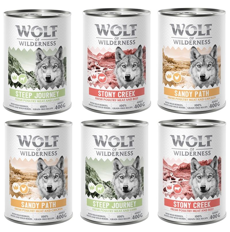 Wolf of Wilderness Adult “Expedition” 6 x 400 g