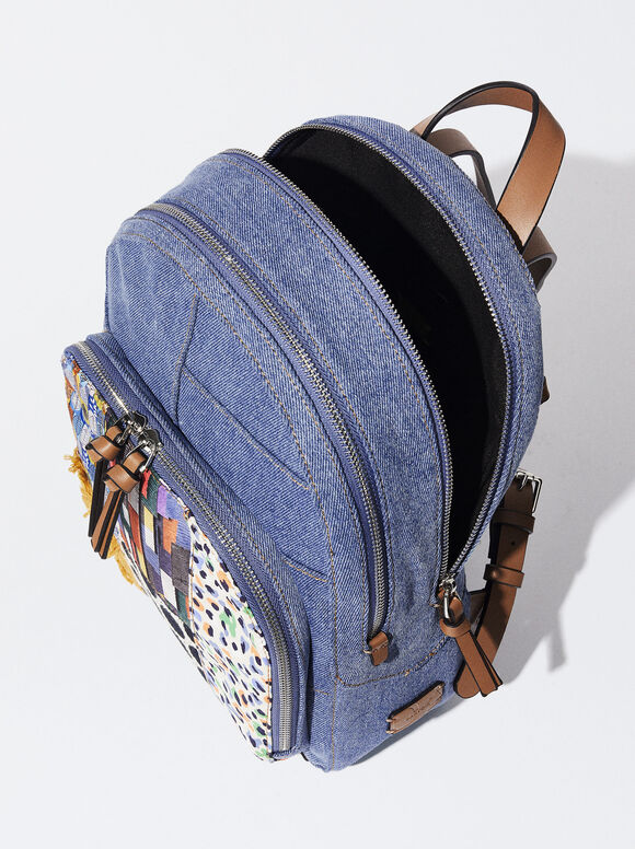 Mochila Patchwork - Azul