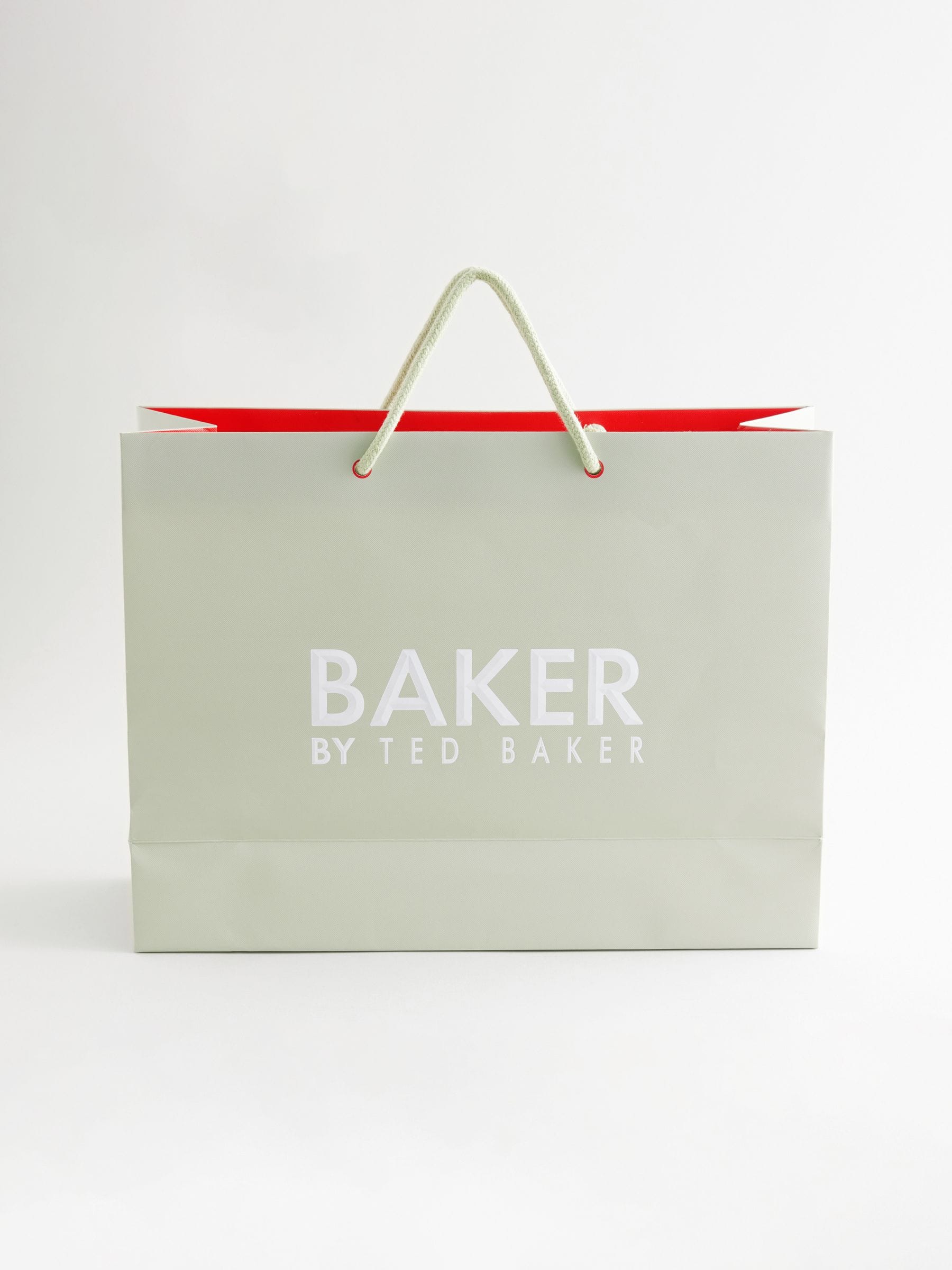 Grijs-groen - Baker by Ted Baker geschenktasje met tissuepapier