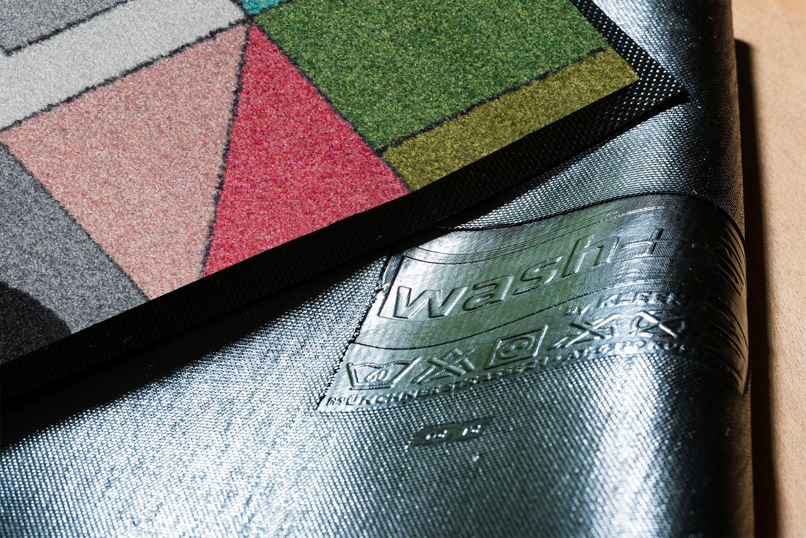 wash+dry by Kleen-Tex Teppich »Momix« rechteckig 7 mm Höhe modernes Patchwork Design, rutschhemmend, waschbar