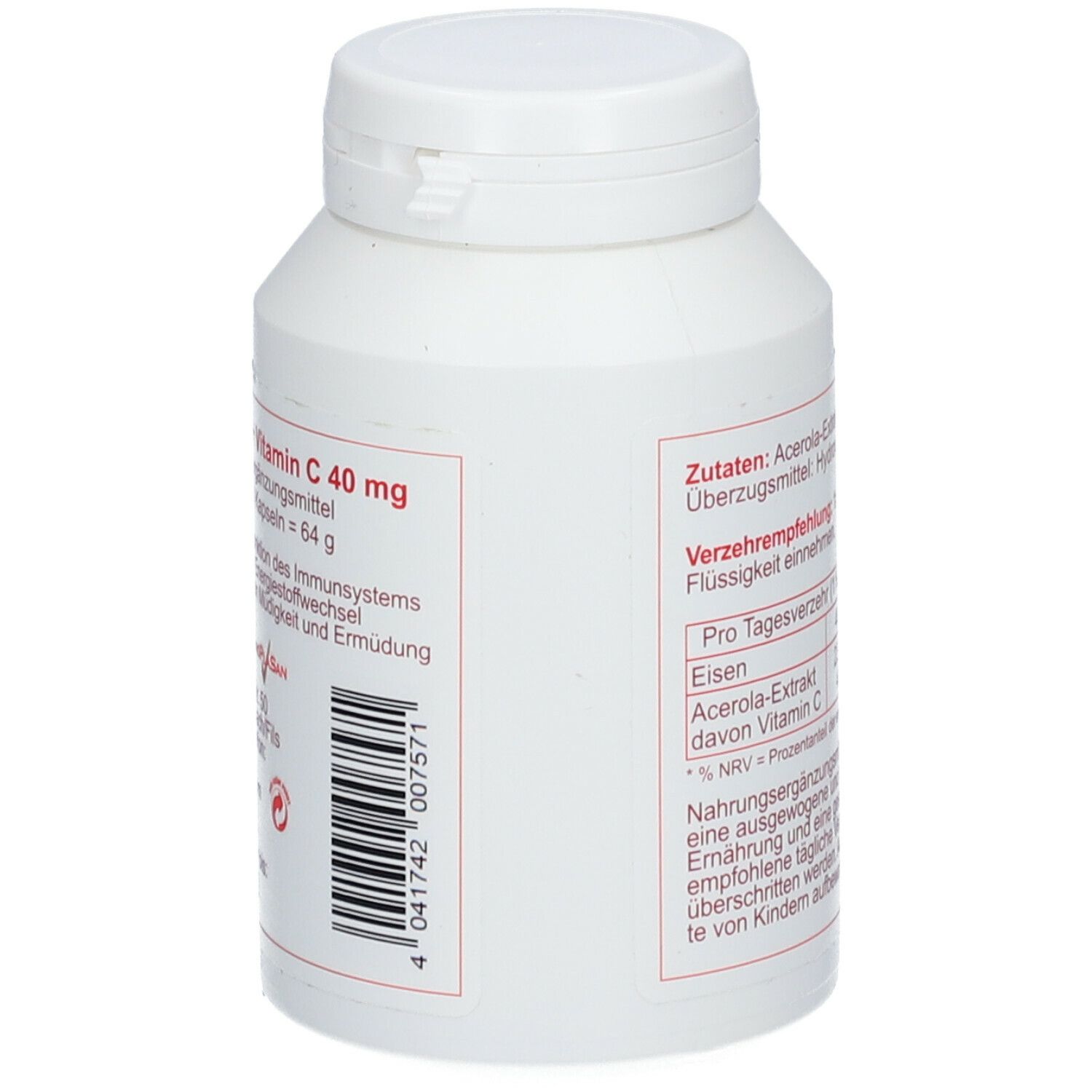 SinoPlasan Eisen 40 mg + Vitamin C 40 mg