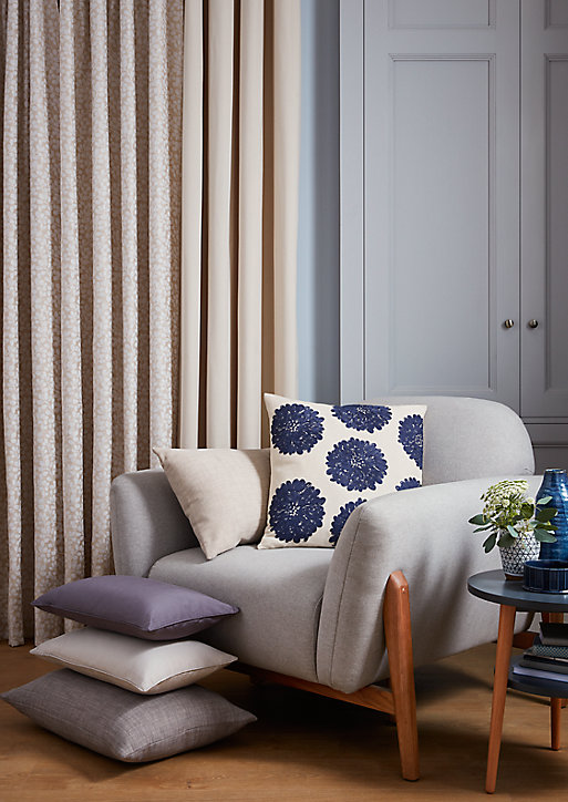 Rideau GoodHome Novan naturel l.140 x H.260 cm