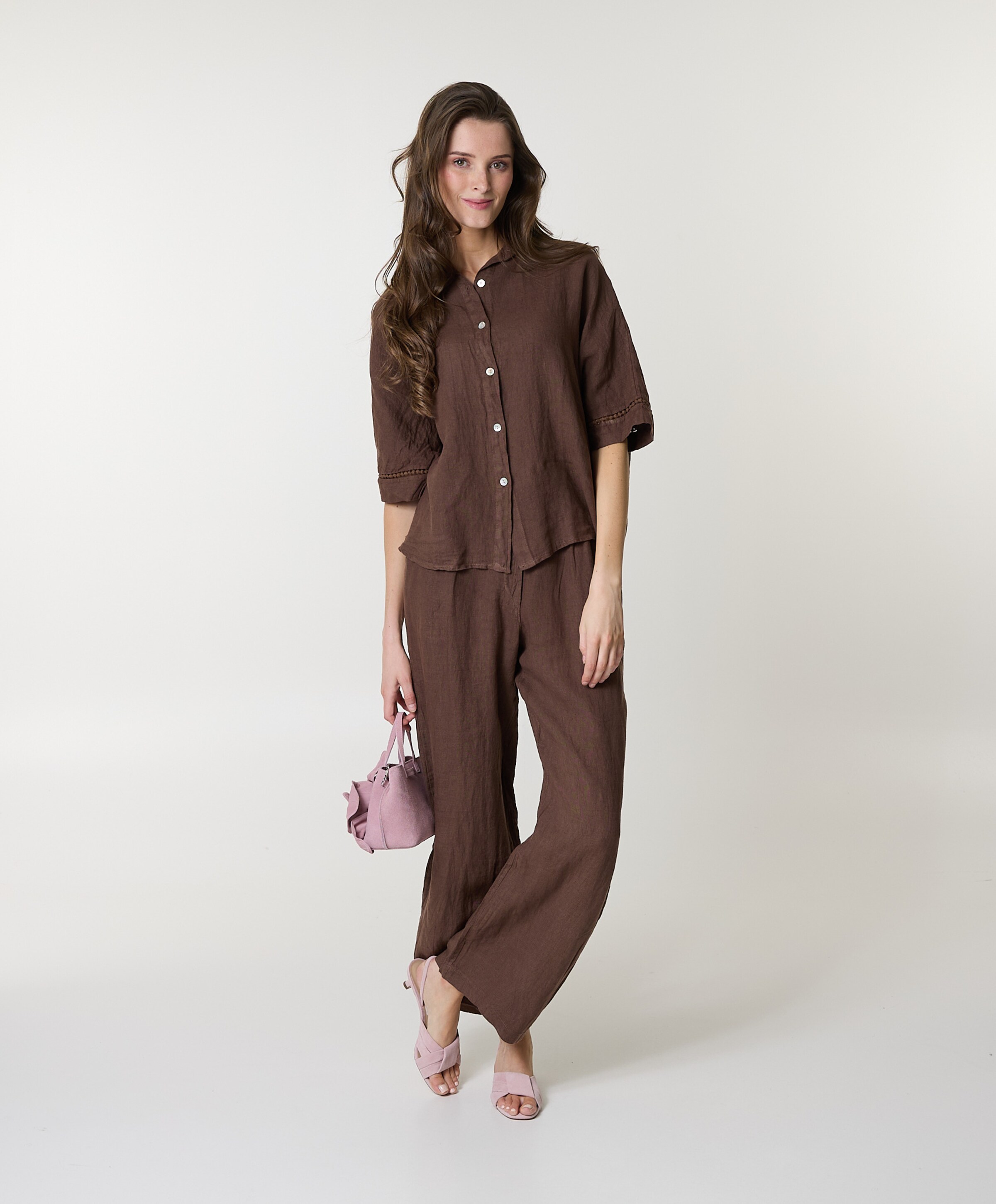 In Shape Liva Solid dames broek groen