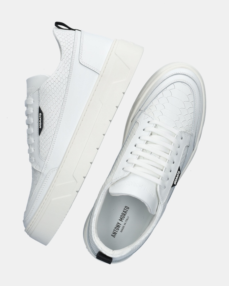 Antony Morato Flint Animal Lage sneakers  - wit