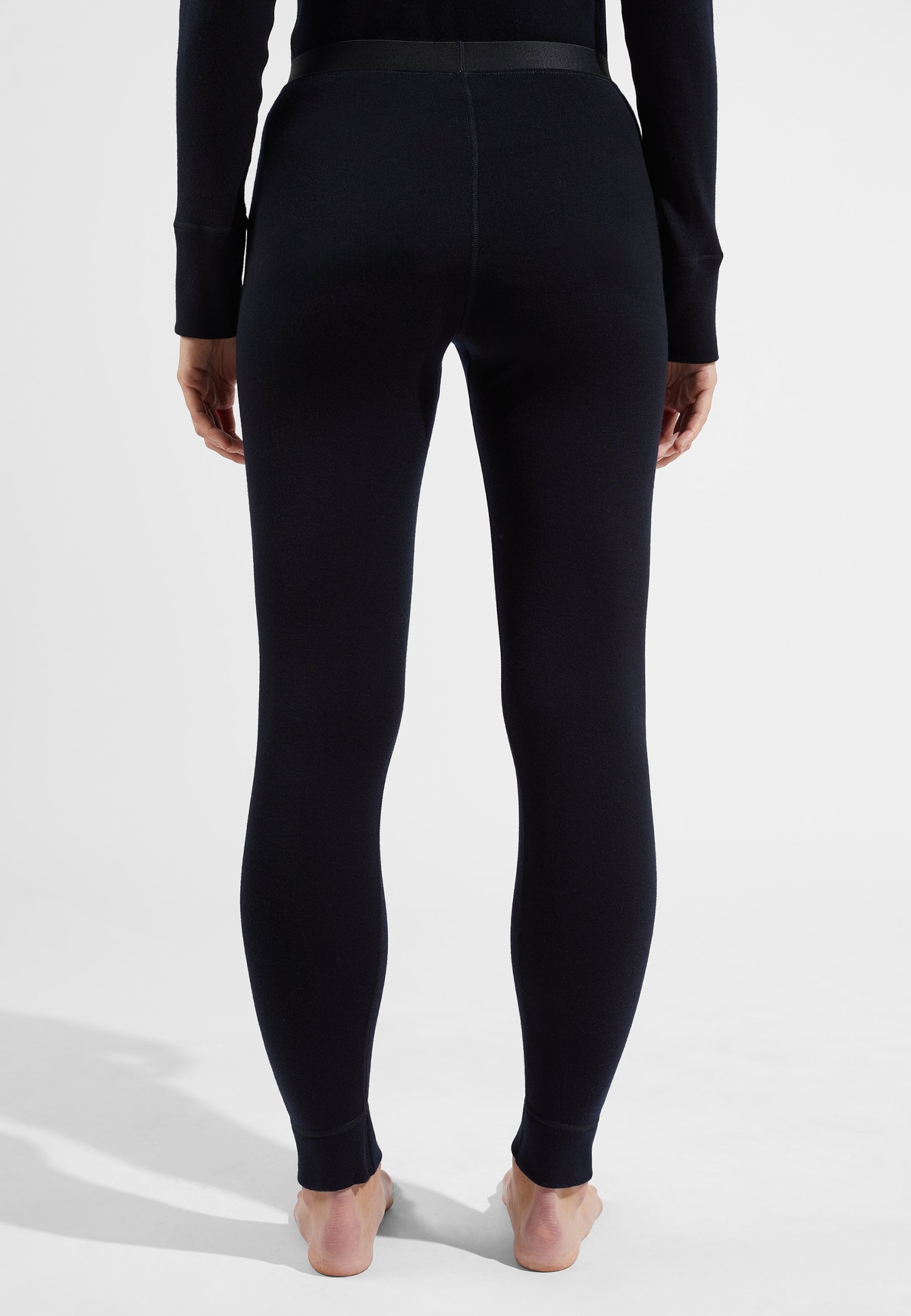 Natural Merino 260 Base Layer Tights in black