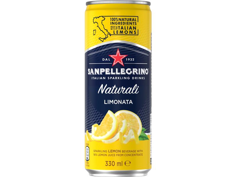 San Pellegrino Soft-Drinks Limonade Limonata 6 x 0.33 l Erfrischendes Getränk mit Kohlensäure