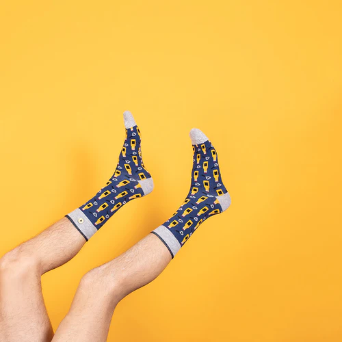 Chaussettes Bruno & Alix bleu