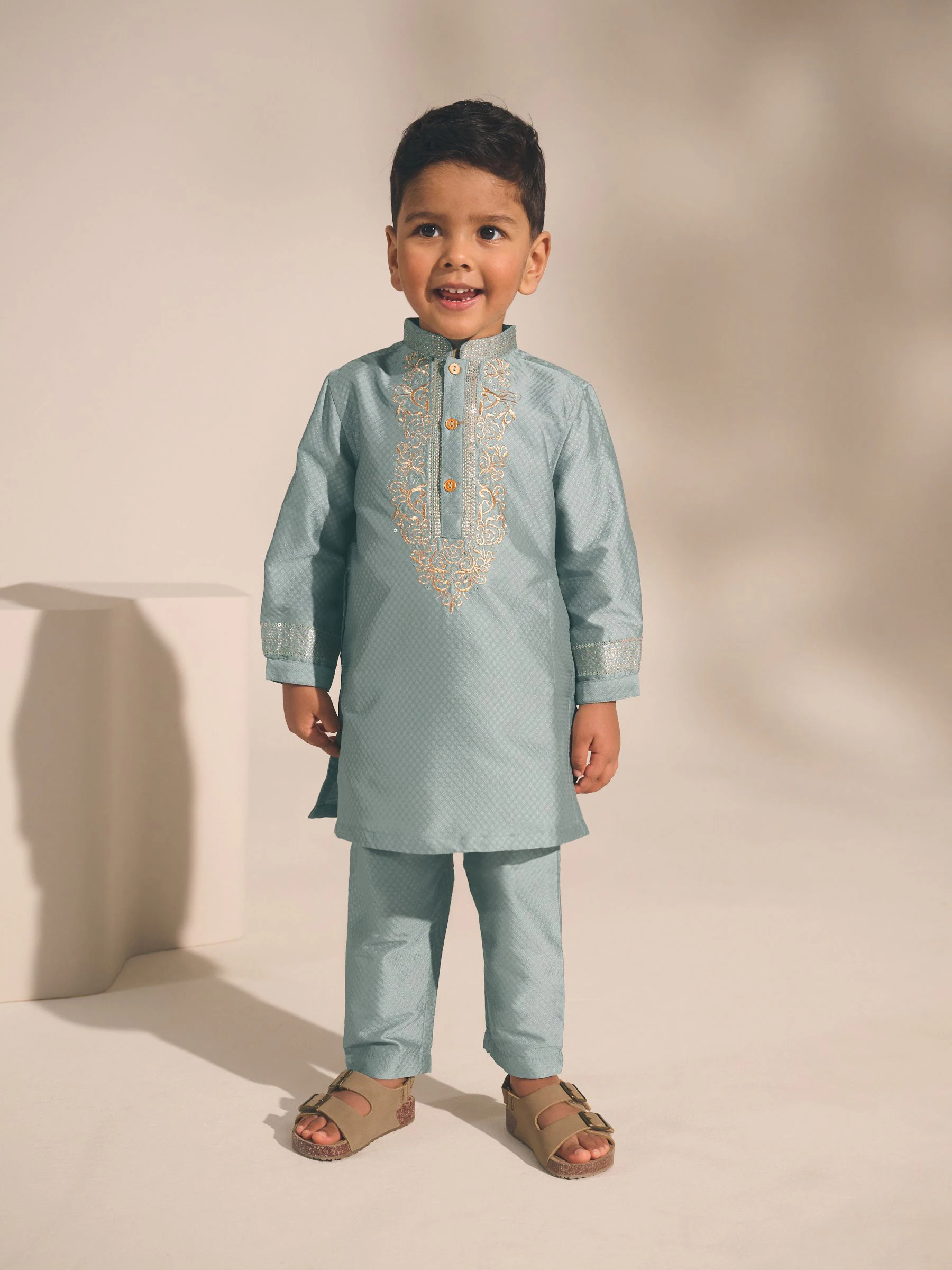 Turqouise blauw - Eid Koerta (3mnd -16jr)
