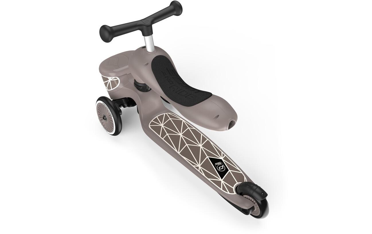 Scooter Brown lines BraunScooter mit Sitz
