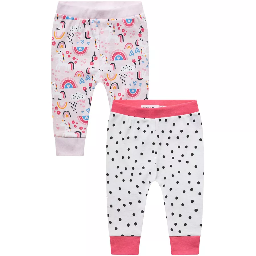 MINOTI 2er-Pack Leggings RosaWeiß