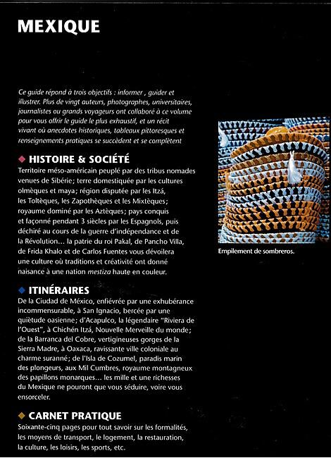 GALLIMARD - MEXIQUE BIBLIOTHEQUE DU VOYAGEUR