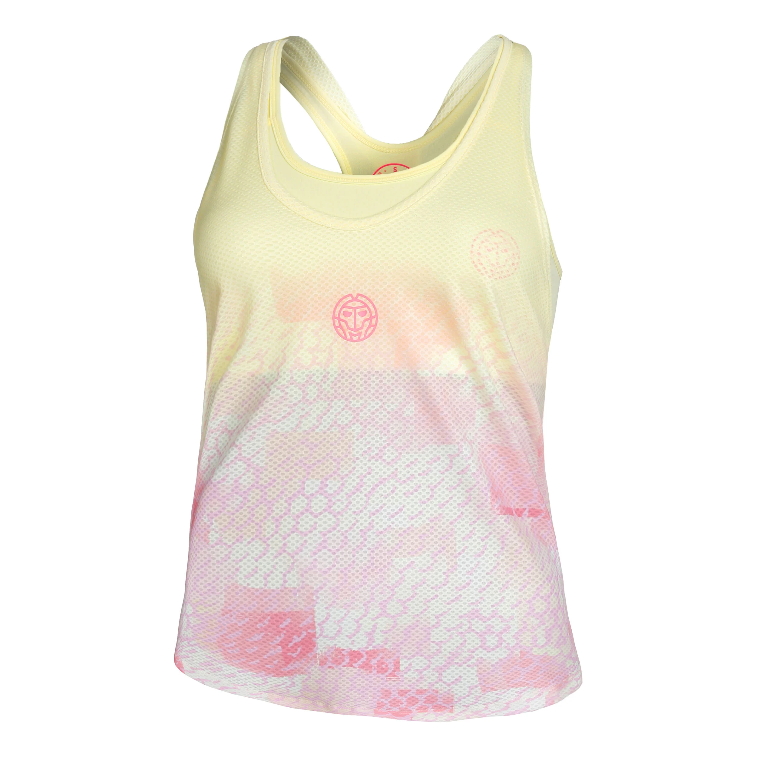 BIDI BADU Waris Tech 2in1 Débardeur Tank Top Femmes - Jaune , Rosé